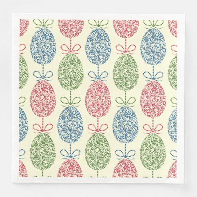 Decorated Eggs Napkin (Front)