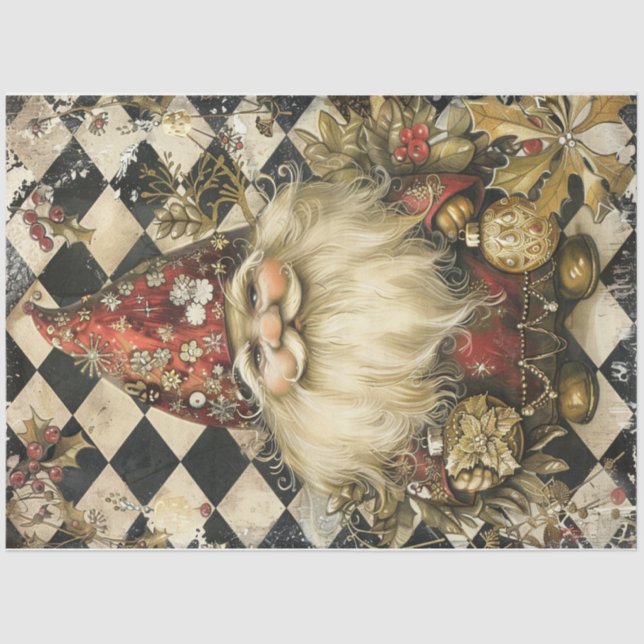 Decorated Gnome Tissue Paper (Front)