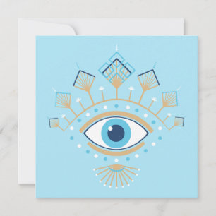 Decorated Greek Evil Eye Turkish Protection Symbol