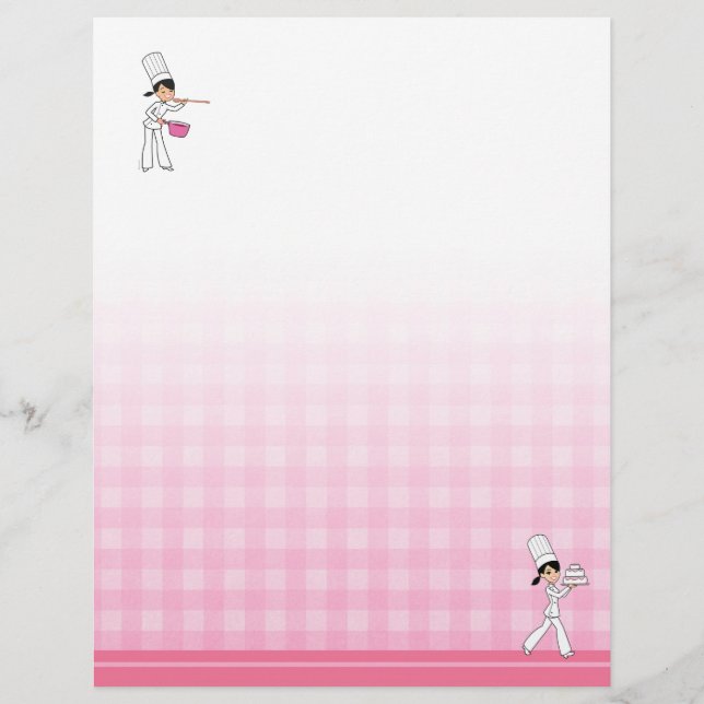 Decorated Letterhead for Recipe Binders (Front)