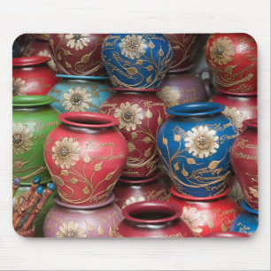 Decorated Pots, Huaraz, Cordillera Blanca Mouse Pad