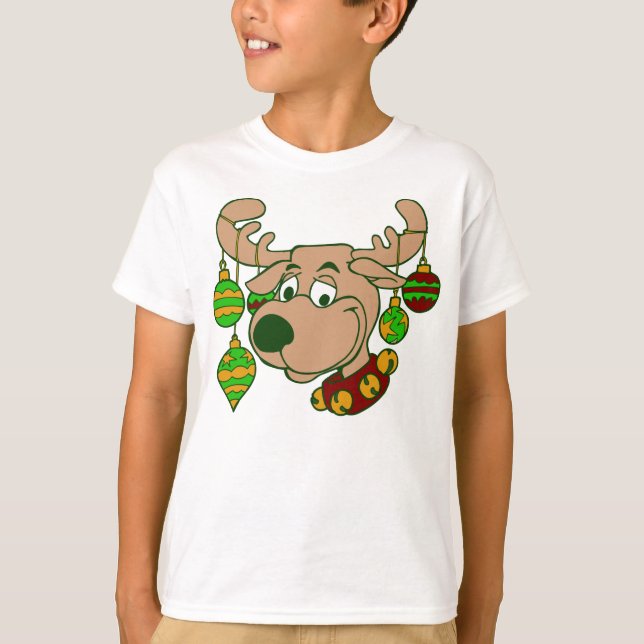 Decorated Reindeer T-Shirt (Front)