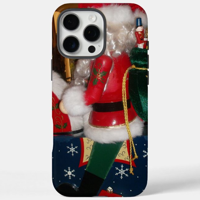 Decorated Santa Claus Christmas Art Print/Design Case-Mate iPhone Case (Back)