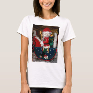 Decorated Santa Claus Christmas Art Print/Design T-Shirt