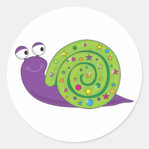 Decorated Snail Stickers