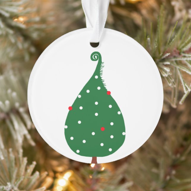 Decorated spruce christmas tree   ornament (Tree)