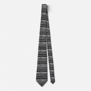 Decorated Stripes Tie