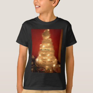 Decorated White Christmas Tree T-Shirt