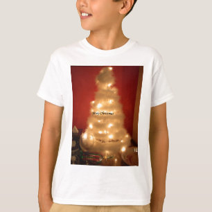 Decorated White Christmas Tree T-Shirt