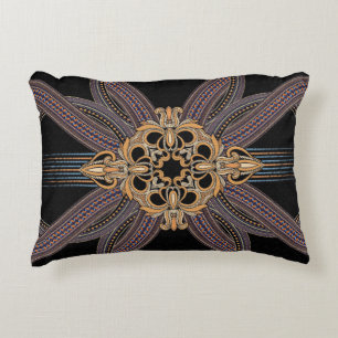 Decorated with elegant and luxurious patterns. Roc Decorative Cushion