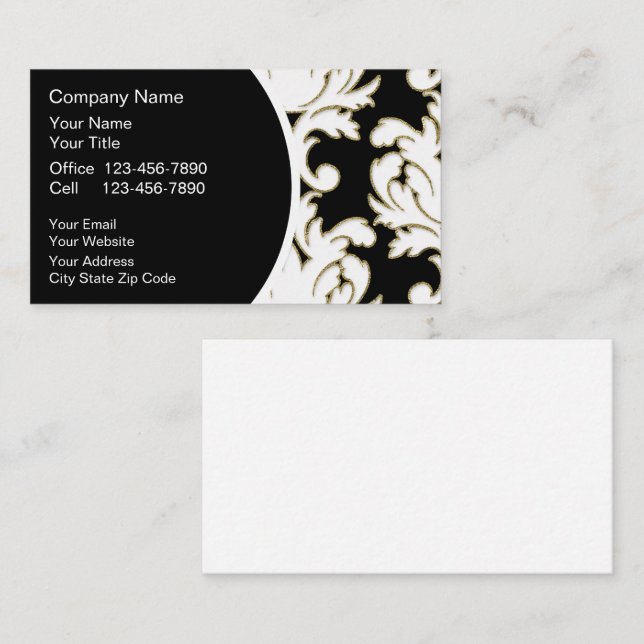 Decorating Business Cards (Front/Back)