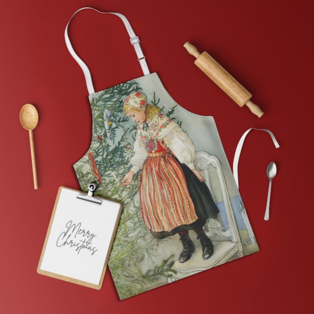 Decorating the Christmas Tree - Carl Larsson Apron (Creator Uploaded)