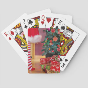 Decorating the Christmas Tree Playing Cards