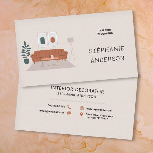 Decoration & Interior Designer Business Card