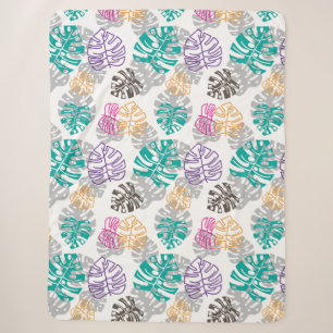 decoration leaves blanket