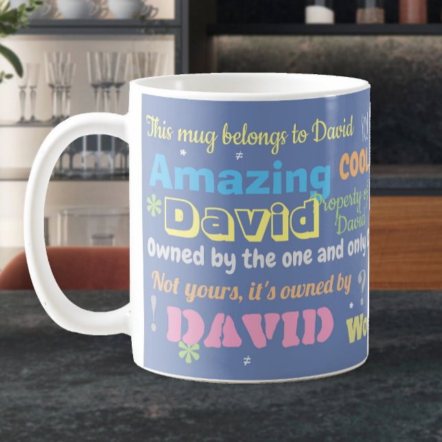 Decoration of the Owner's Name Coffee Mug (Creator Uploaded)
