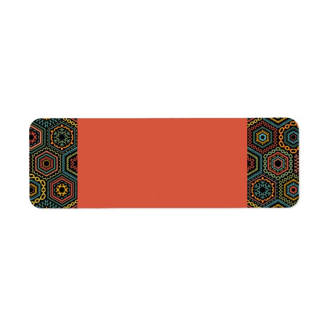 decoration return address label (Front)