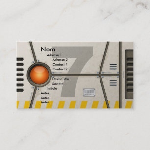Decoration sci-fi business card