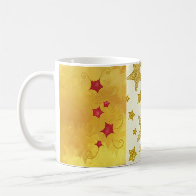 decoration star  coffee mug (Left)