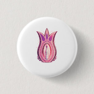 Decorative 3 Cm Round Badge