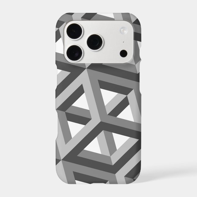 Decorative 3D Hexagons Pattern (Back)