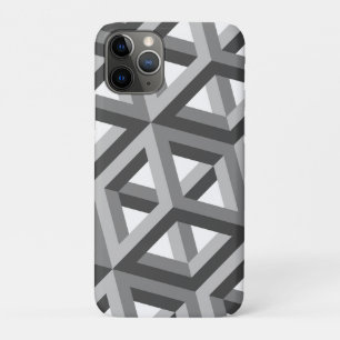 Decorative 3D Hexagons Pattern iPhone 11 Pro Case