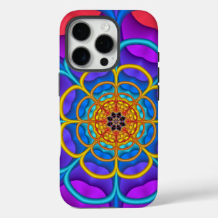 Decorative abstract Flower shape iPhone 16 Pro Case