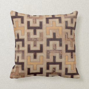 Decorative African Mudcloth Pattern Cushion