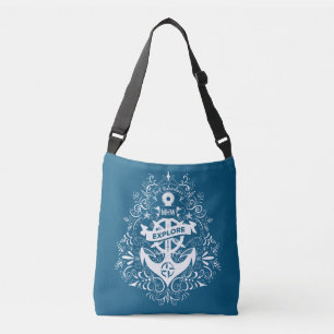 Decorative Anchor custom monogram bags