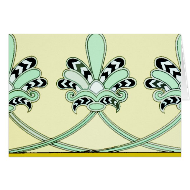 Decorative Assyrian Design Cards (Front Horizontal)