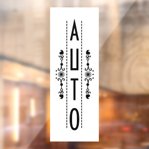 Decorative Automatic Door Sign,