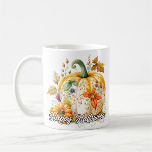 Decorative Autumn Happy Halloween Pumpkin Coffee Mug