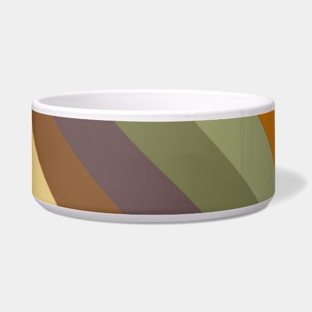 Decorative Autumn Pet Bowl (Front)