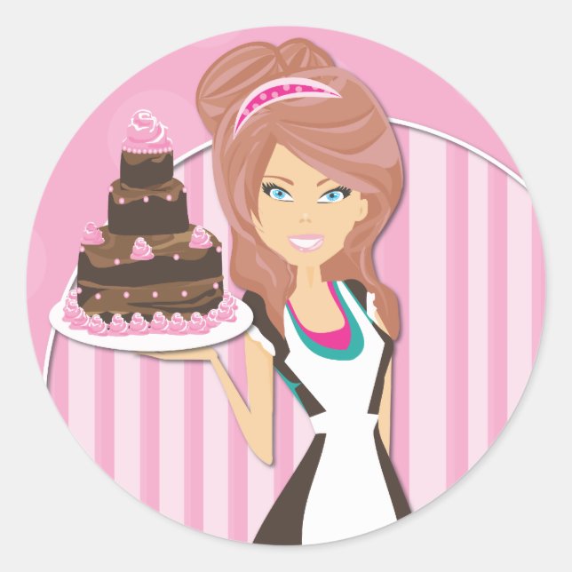 Decorative Baker Stickers (Front)