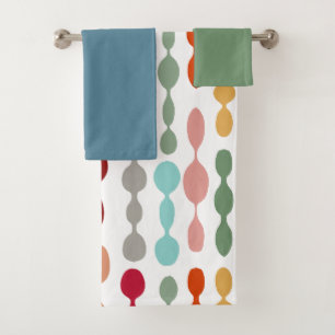 Decorative Barbells Bath Towel Set