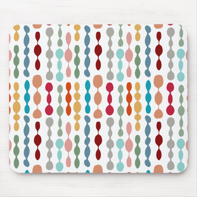 Decorative Barbells Mouse Pad (Front)