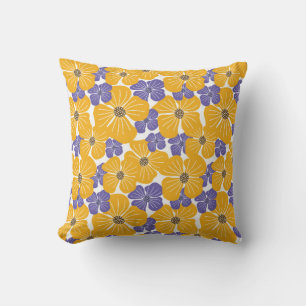 Decorative beautiful abstract modern style floral  cushion