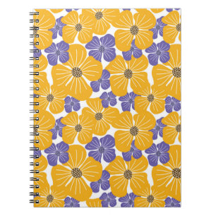 Decorative beautiful abstract modern style floral  notebook