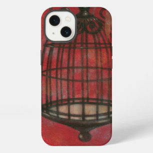 Decorative Birdcage with Butterflies iPhone Case