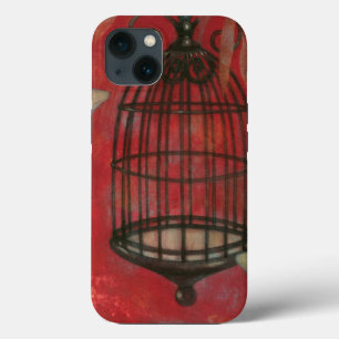 Decorative Birdcage with Butterflies iPhone 13 Case