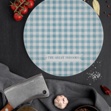 Decorative Blue Buffalo Check