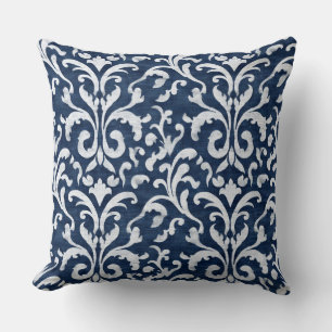 Decorative Blue Throw Pillow