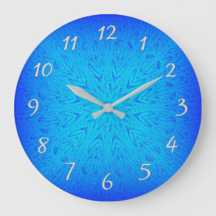 Decorative Blue Wall Clock