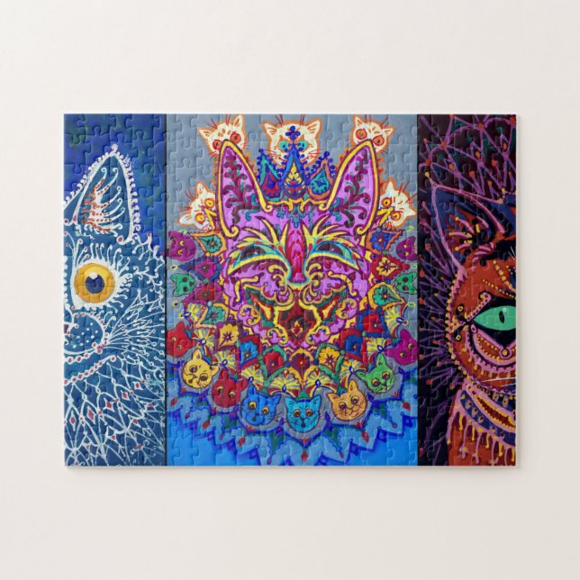 Decorative Cats by Louis Wain Jigsaw Puzzle (Horizontal)