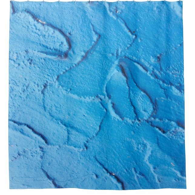 Decorative cement on a wall texture.abstract, aged shower curtain (Front)