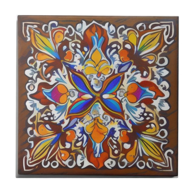 Decorative Ceramic Tile (Front)