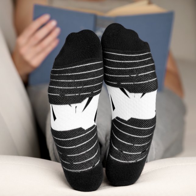 Decorative, Charcoal Grey Socks (Bottom)