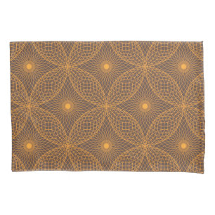Decorative, chic, abstract mandala style pattern pillowcase