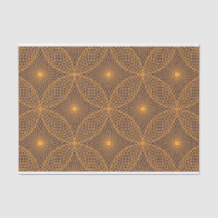 Decorative, chic, abstract mandala style pattern tissue paper