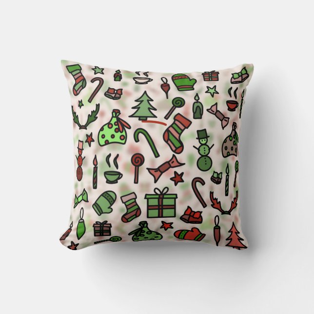 Decorative Christmas Cushion (Front)